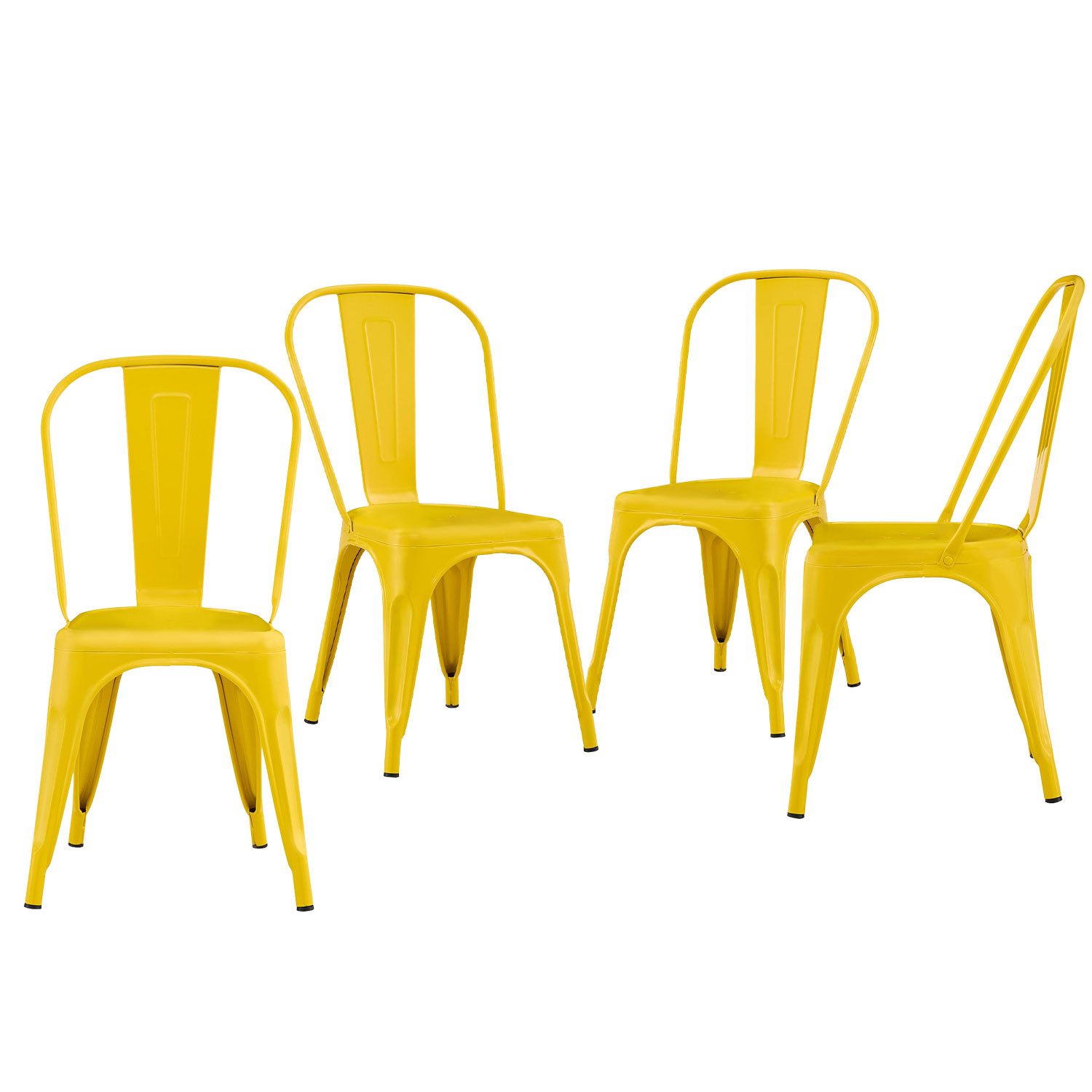 Pack 4 Sillas Industriales Strong 45x54x85cm Thinia Home Sillas de Comedor 1